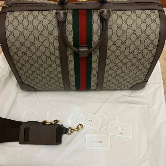 Gucci Savoy, large duffel bag made in Italy NWT. - Picture 5 of 14